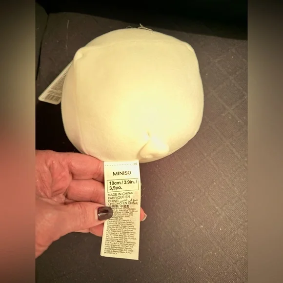 MINISO Life Plush Toy - White and Black - Picture 2 of 4